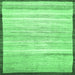 Square Abstract Emerald Green Modern Rug, abs57emgrn