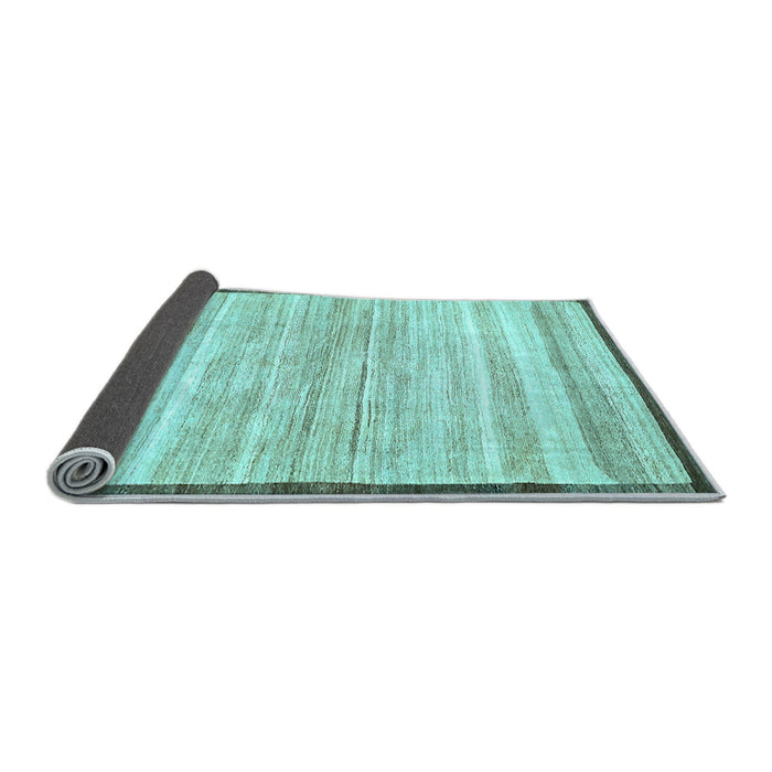 Sideview of Abstract Light Blue Modern Rug, abs57lblu