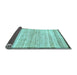 Sideview of Abstract Light Blue Modern Rug, abs57lblu