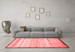 Modern Red Washable Rugs