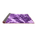 Sideview of Abstract Purple Modern Rug, abs580pur