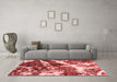 Modern Red Washable Rugs