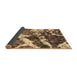 Sideview of Abstract Brown Modern Rug, abs580brn