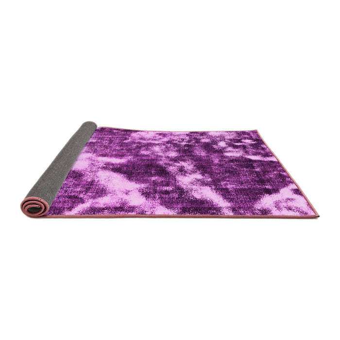 Sideview of Abstract Pink Modern Rug, abs580pnk