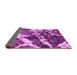 Sideview of Abstract Pink Modern Rug, abs580pnk