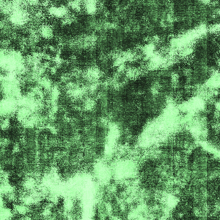 Machine Washable Abstract Emerald Green Modern Area Rugs, wshabs580emgrn