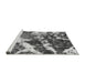 Sideview of Machine Washable Abstract Gray Modern Rug, wshabs580gry