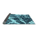 Sideview of Abstract Light Blue Modern Rug, abs580lblu