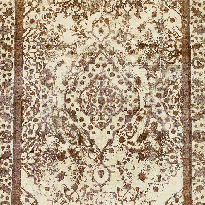 Machine Washable Abstract Khaki Gold Rug, wshabs581