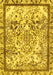 Abstract Yellow Modern Rug, abs581yw