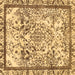 Square Abstract Brown Modern Rug, abs581brn