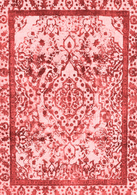 Abstract Red Modern Rug, abs581red