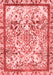 Abstract Red Modern Area Rugs