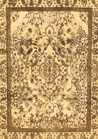 Abstract Brown Modern Rug, abs581brn