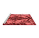 Modern Red Washable Rugs