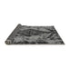 Sideview of Abstract Gray Modern Rug, abs582gry