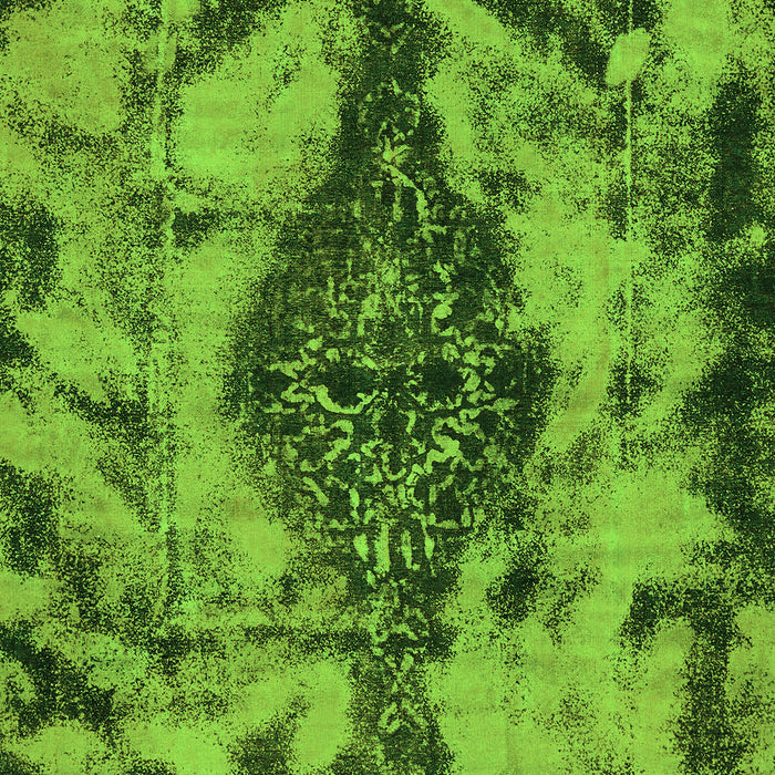 Abstract Green Modern Rug, abs582grn