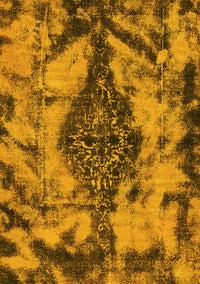 Abstract Yellow Modern Rug, abs582yw