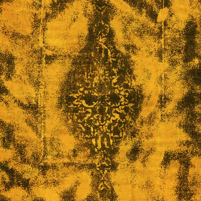 Abstract Yellow Modern Rug, abs582yw