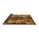 Sideview of Abstract Brown Modern Rug, abs582brn