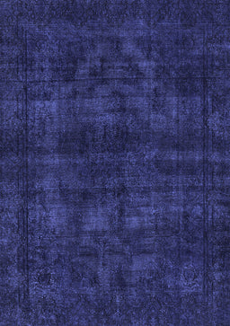 Abstract Blue Modern Rug, abs583blu