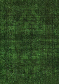 Abstract Green Modern Rug, abs583grn