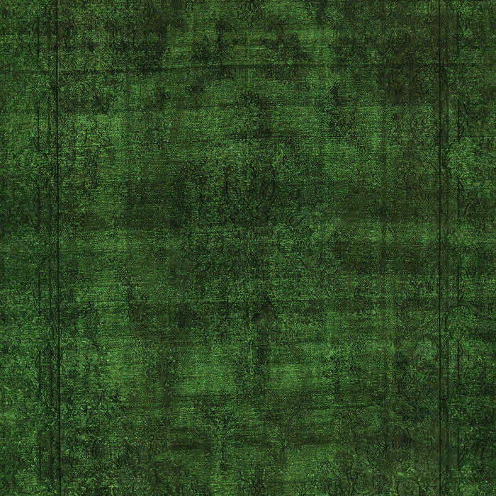 Machine Washable Abstract Green Modern Area Rugs, wshabs583grn