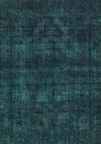 Abstract Turquoise Modern Rug, abs583turq