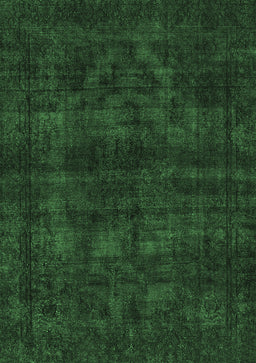 Abstract Emerald Green Modern Rug, abs583emgrn