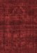 Abstract Red Modern Area Rugs