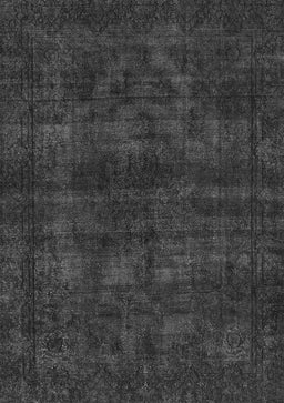 Abstract Gray Modern Rug, abs583gry
