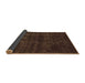 Sideview of Abstract Brown Modern Rug, abs583brn