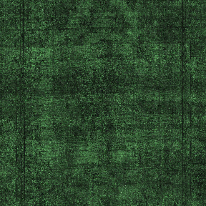 Machine Washable Abstract Emerald Green Modern Area Rugs, wshabs583emgrn