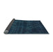 Sideview of Abstract Light Blue Modern Rug, abs583lblu