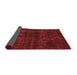 Abstract Red Modern Area Rugs