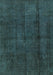 Abstract Light Blue Modern Rug, abs584lblu