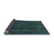 Sideview of Abstract Light Blue Modern Rug, abs584lblu