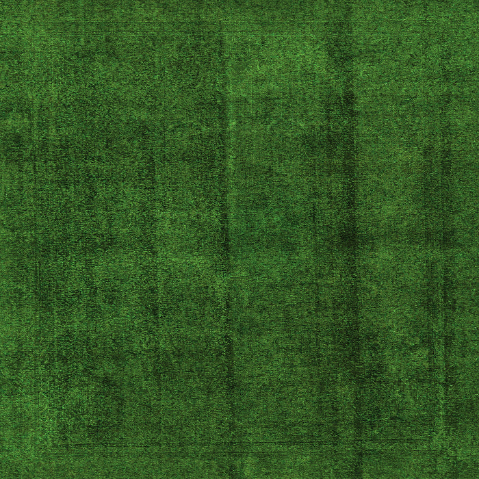 Square Abstract Green Modern Rug, abs584grn