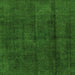 Square Abstract Green Modern Rug, abs584grn