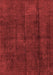 Abstract Red Modern Area Rugs