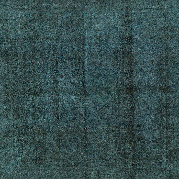 Square Abstract Light Blue Modern Rug, abs584lblu