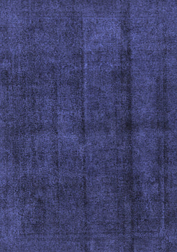 Abstract Blue Modern Rug, abs584blu