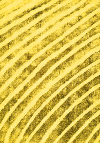 Abstract Yellow Modern Rug, abs585yw