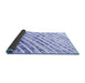 Sideview of Abstract Blue Modern Rug, abs585blu