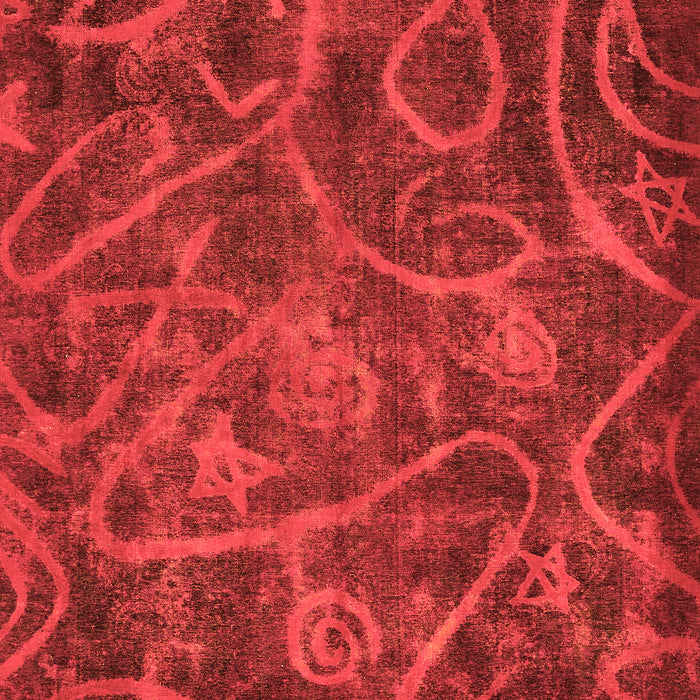 Abstract Orange Modern Rug, abs586org