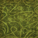 Square Abstract Green Modern Rug, abs586grn