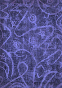 Abstract Blue Modern Rug, abs586blu