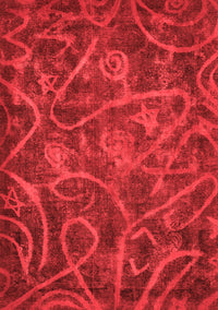 Abstract Red Modern Rug, abs586red