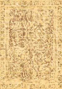 Abstract Brown Modern Rug, abs587brn