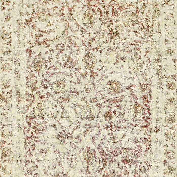 Abstract Pale Gold Modern Rug, abs587